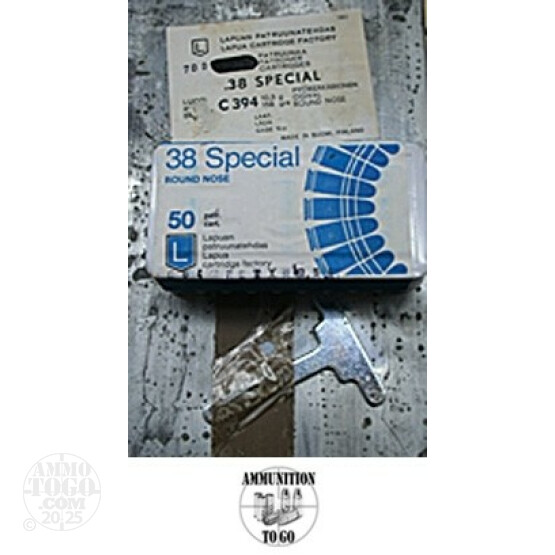 1400rds - 38 Special Lapua Military Surplus 158gr. LRN in Tin